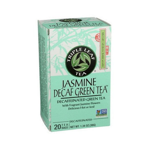 Triple Leaf Tea, Jasmine Decaf Green Tea, 20 Bags Triple Leaf Tea