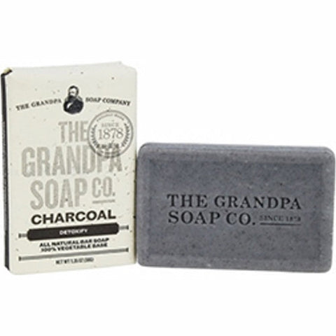 Grandpa's Brands Company, Detoxify Charcoal Face And Body Bar Soap, Charcoal 1.35 Oz Grandpa's Brands Company