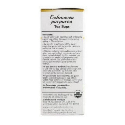 Celebration Herbals, Organic Purpurea Tea, 24 Bags Celebration Herbals