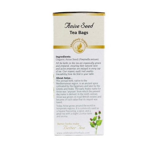 Celebration Herbals, Organic Anise Seed Tea, 24 Bags Celebration Herbals