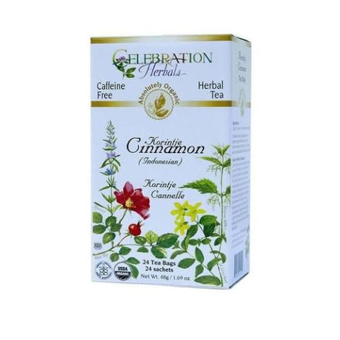 Celebration Herbals, Organic Cinnamon Korintje Tea, 24 Bags Celebration Herbals