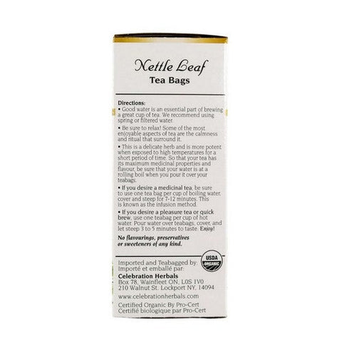 Celebration Herbals, Organic Nettle Leaf Tea, 24 Bags Celebration Herbals