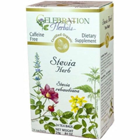Celebration Herbals, Organic Stevia Herb Tea, 24 Bags Celebration Herbals
