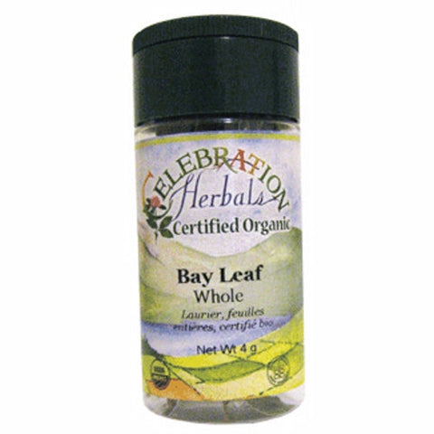 Celebration Herbals, Organic Whole Bay Leaf, 4 grams