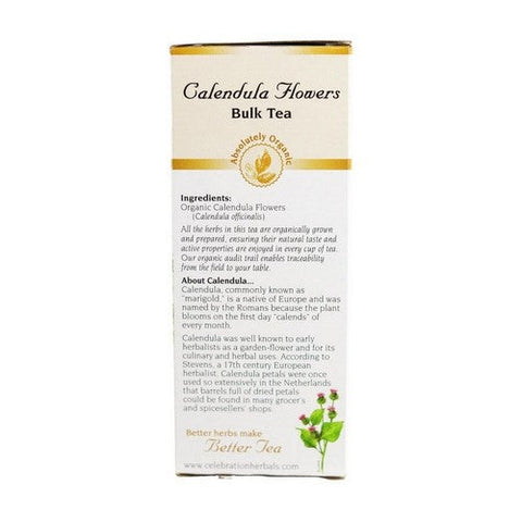 Celebration Herbals, Organic Calendula Flowers  Tea, 24 Grams Celebration Herbals