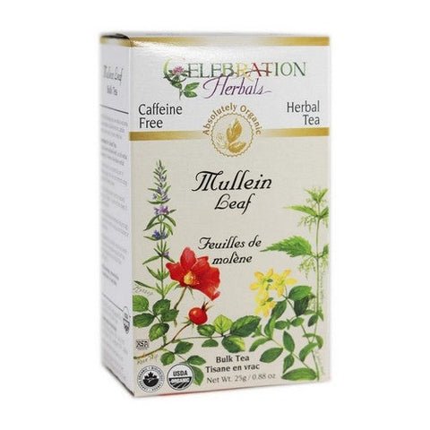 Celebration Herbals, Organic Mullein Leaf Tea, 25 grams Celebration Herbals