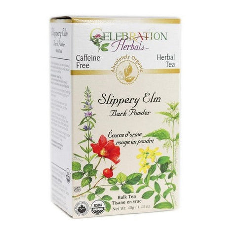 Celebration Herbals, Slippery Elm Bark Powder Bulk Tea, 40 grams Celebration Herbals