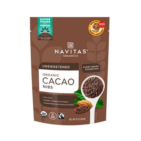Navitas Organics, Organic Cacao Nibs, 16 Oz Navitas Organics