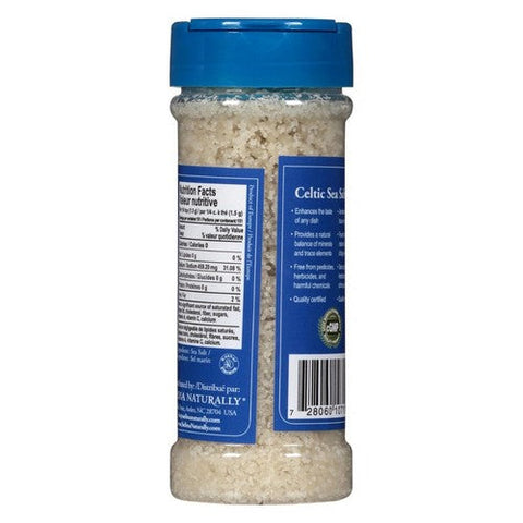 Celtic Sea Salt, Light Grey Celtic Sea Salt Shaker, 8 Oz Celtic Sea Salt