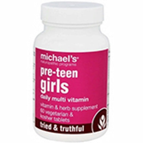 Michael's Naturopathic, PreTeen Girls Daily Multi Vitamin, 60 Tabs Michael's Naturopathic