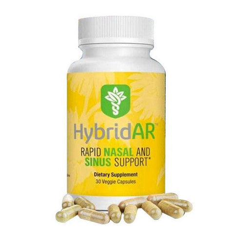 Hybrid Remedies, Hybridar Rapid Nasal And Sinus Support, 30 Caps Hybrid Remedies