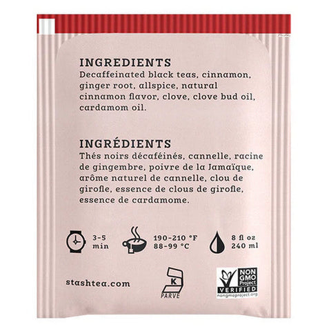 Stash Tea, Black Tea Decaf Chai Spice, 18 Count Stash Tea