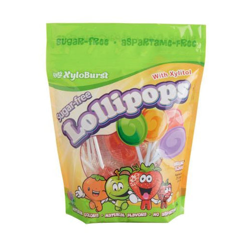 Xyloburst, Sugar-Free Lollipops with Xylitol, Assorted 25 Piece Xyloburst