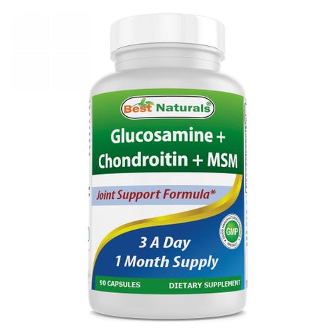 Best Naturals, Glucosamine Chondroitin MSM, 90 Caps Best Naturals