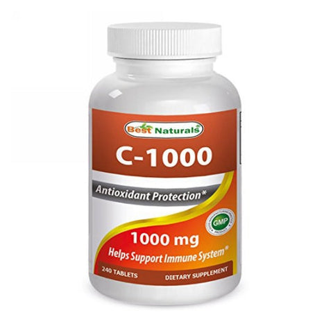 Best Naturals, Vitamin C -1000, 240 Tabs Best Naturals