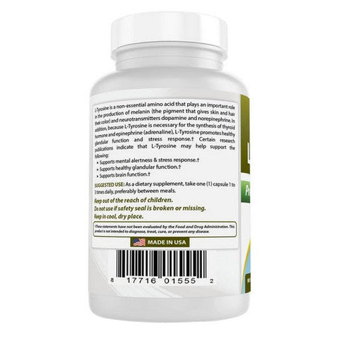 Best Naturals, L-Tyrosine, 500 mg, 90 Caps Best Naturals