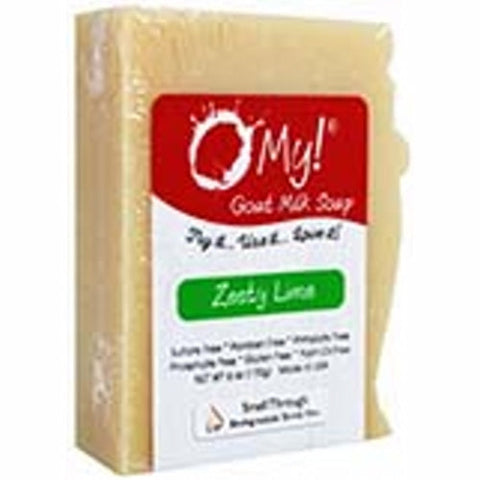 O MY!, Goat Milk Soap Bar, Zesty Lime 6 Oz O MY!