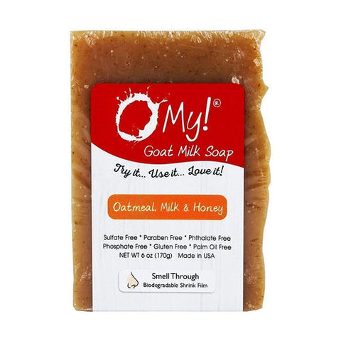 O MY!, Goat Milk Soap Bar Oatmeal Honey, 6 Oz O MY!