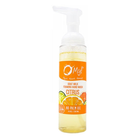 O MY!, Goat Milk Foaming Hand Wash, Citrus 8.5 Oz O MY!