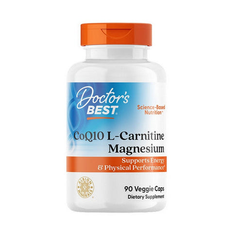 Doctors Best, CoQ 10 L-Carnitine Magnesium, 90 Veg Caps Doctors Best