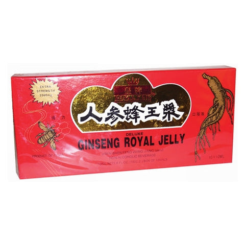 Ginseng Products, Ginseng And Royal Jelly In A Honey Base, 10 Vials Ginseng Products