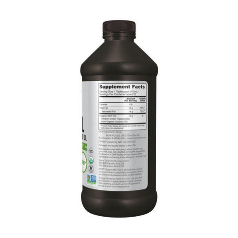 Now Foods, Organic MCT Oil, 16 Oz Now Foods
