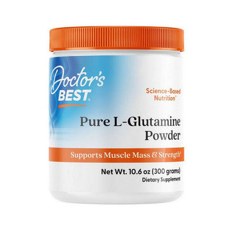 Doctors Best, Pure L-Glutamine Powder, 10.6 Oz Doctors Best