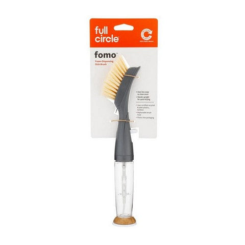 Full Circle Home, Foam-Dispensing Dish Brush Gray, 1 Count Full Circle Home