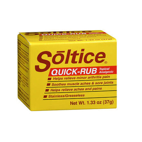 Soltice, Quick-Rub Topical Analgesic, 1.33 Oz Soltice