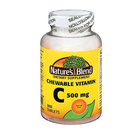 Nature's Blend, Nature'S Blend Vitamin C Chewable Tablets, 500 MG, 100 Tabs Nature's Blend