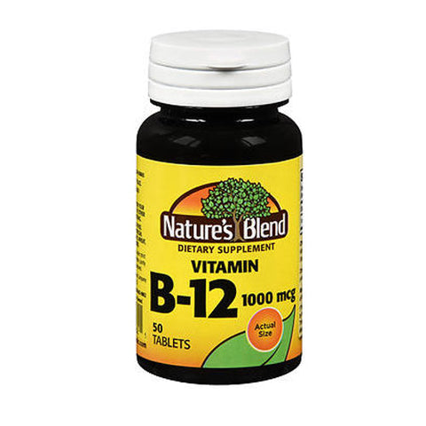 Nature's Blend, Vitamin B12 Tablets, 1000 mcg, 50 Tabs Nature's Blend
