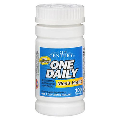21st Century, Men's Health One Daily Multivitamin Multimineral Supplement, 100 Tabs 21st Century