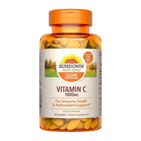 Sundown Naturals, High Potency Vitamin C Caplets, 1000 Mg, 133 Tabs Sundown Naturals