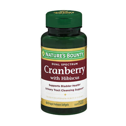 Nature's Bounty, Dual Spectrum Cranberry With Hibiscus Softgels, 60 Softgels Nature's Bounty