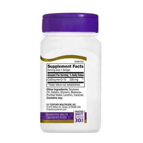 21st Century, Liquid Filled Coq-10, 200 Mg, 90 Softgels 21st Century