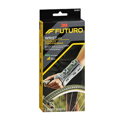 3M, Futuro Custom Fit Stabilizing Wrist Support Adjustable Firm Support Left Hand, 1 Each Futuro