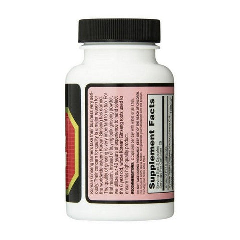 Imperial Elixir, Korean White Ginseng, WHITE, 50 CAP Imperial Elixir