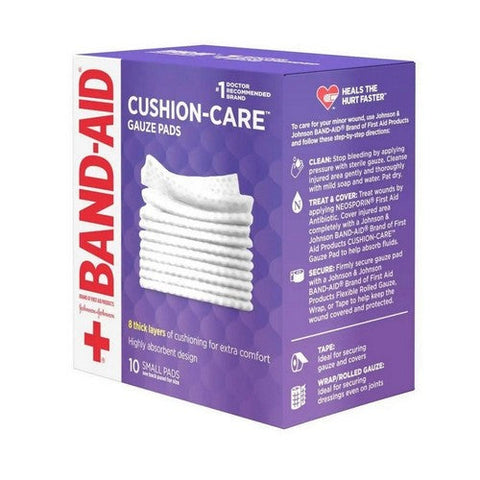 Band-Aid, Gauze Pads Small, 10 Each Band-Aid