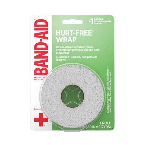 Band-Aid, Hurt Free Wrap MediumFirst Aid Hurt Free Wrap Medium, 1Each Band-Aid
