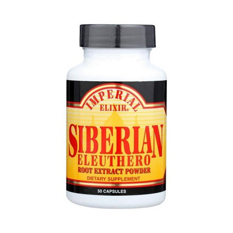 Imperial Elixir / Ginseng Company, Siberian Eleuthero Root Extract Powder, 2500 mg, 50 Caps