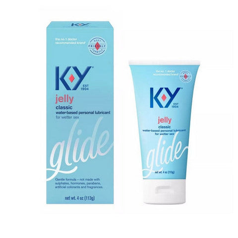 K-Y, Classic Jelly Water-Based Personal Lubricant, 4 Oz K-Y