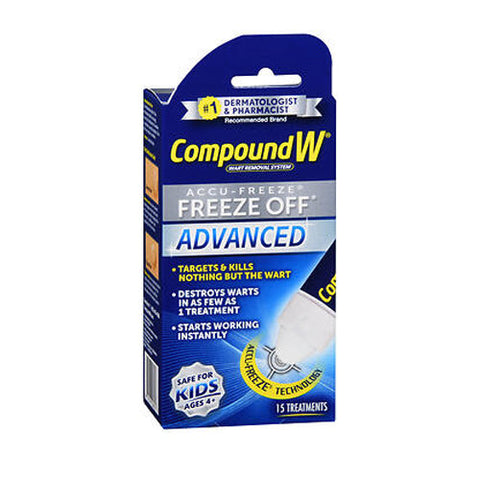Med Tech Products, Compound W Accu-Freeze Freeze Off Advanced Wart, 15 Each Compound W
