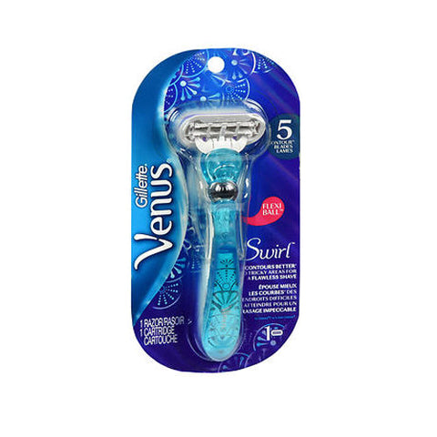 Gillette, Venus Swirl Blue Razor 1Up, 1 Each Gillette