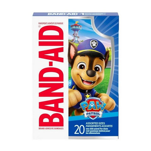 Band-Aid, Bandages Nickelodeon Paw Patrol Assorted Sizes, Box Of 20 Band-Aid