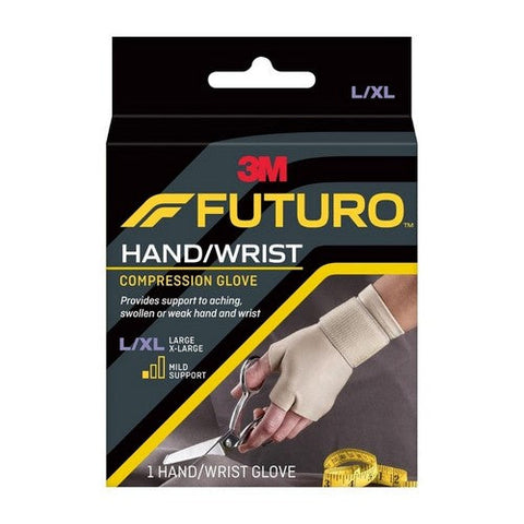 Futuro, Hand/Wrist Compression Glove Mild Support Large/Xtra Large, 1 Each Futuro