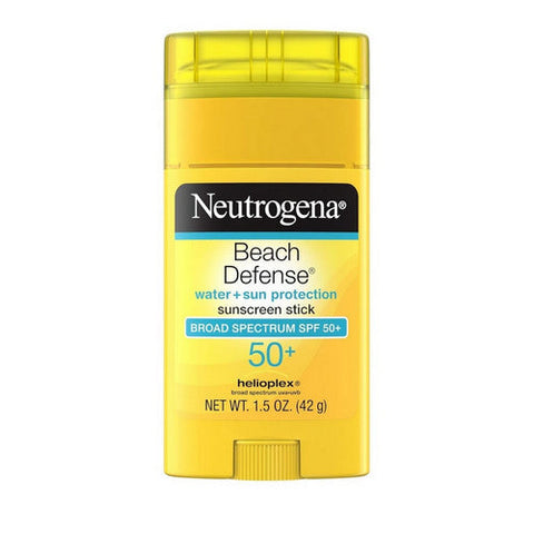 Neutrogena, Beach Defense Water + Sun Protection Sunscreen Stick Spf 50+, 1.5 Oz Neutrogena