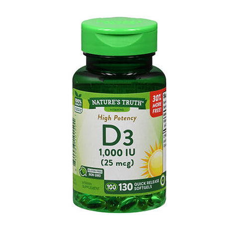 Nature's Truth, Vitamin D3, 130 Caps Nature's Truth