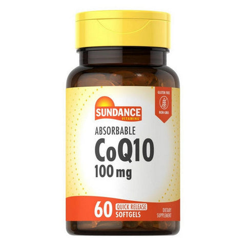 Sundance, Coq10 Quick Release Softgels, 100 mg, 60 Tabs Sundance