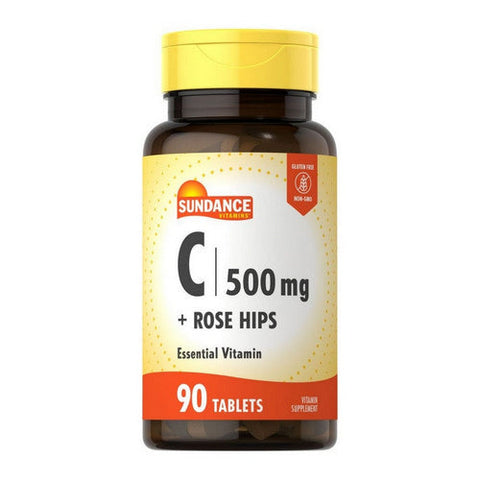 Sundance, Vitamin C, 500 Mg, 90 Tabs Sundance