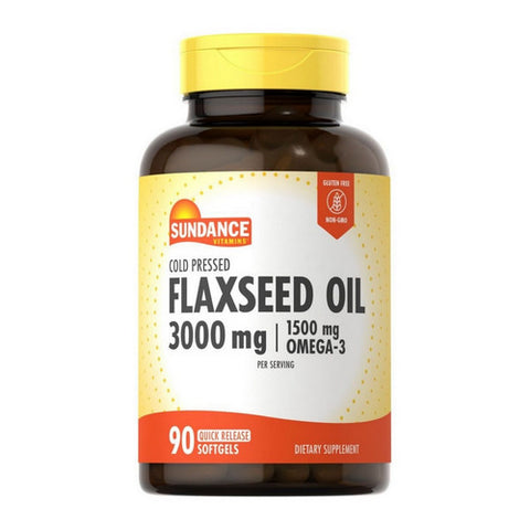 Sundance, Flaxseed Oil Omega-3, 1000 mg, 90 Softgels Sundance